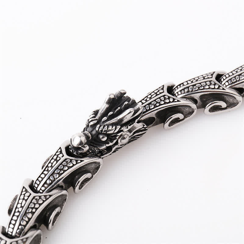 KarmaRipple's Dragon Pattern Titanium Steel Protection Pendant Necklace Bracelet p11