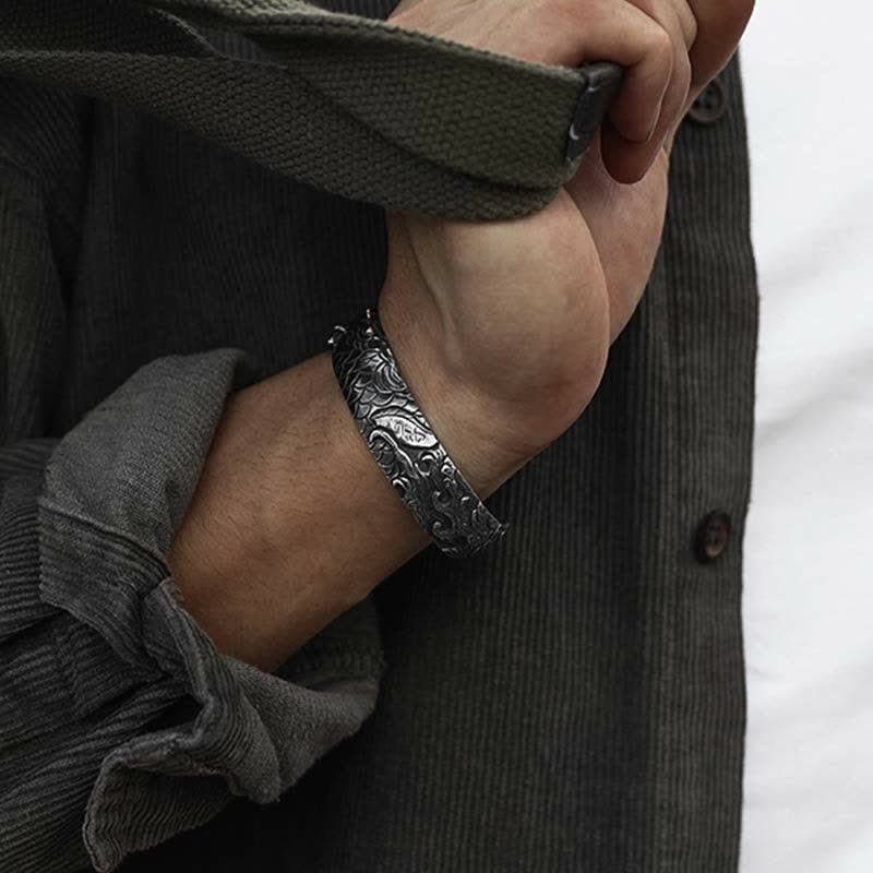 KarmaRipple's 999 Sterling Silver 990 Gold Koi Fish Fortune Wealth Success Bracelet Bangle p5