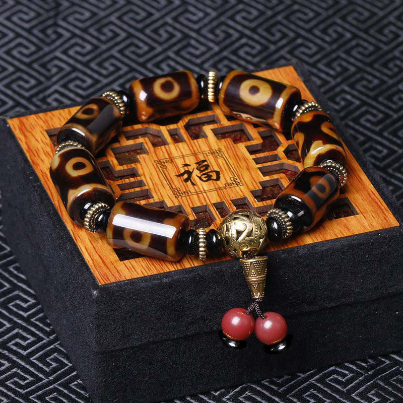 KarmaRipple's Tibetan Nine-Eye Dzi Bead Fortune Talisman Bracelet p8