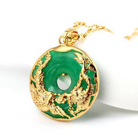 KarmaRipple's Authentic Jade Prosperity Pendant