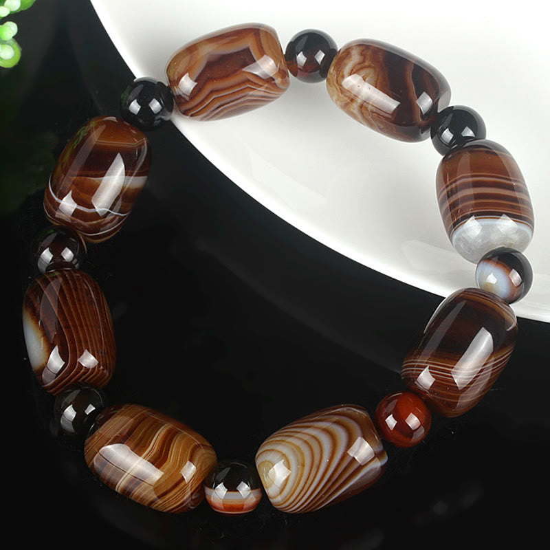 KarmaRipple's Authentic Sardonyx Courage Happiness Bracelet p1