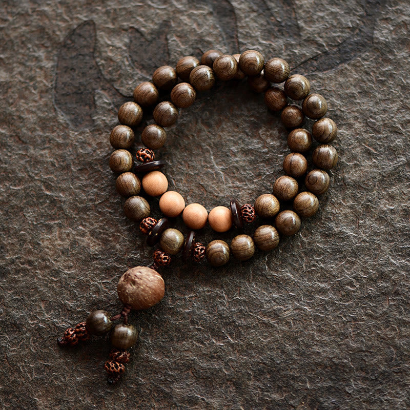 KarmaRipple's Tibetan Sandalwood Protection Talisman Mala Bracelet p20