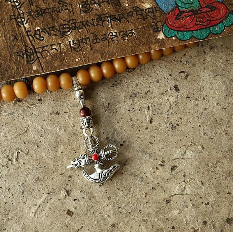 KarmaRipple's Tibet 108 Mala Beadwork Bodhi Seed Bagua Vajra Wealth Bracelet p17
