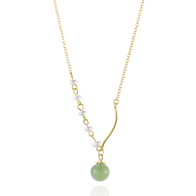 KarmaRipple's KarmaRipple's atural Hetian Jade Pearl Fortune Bead Pendant Necklace p16