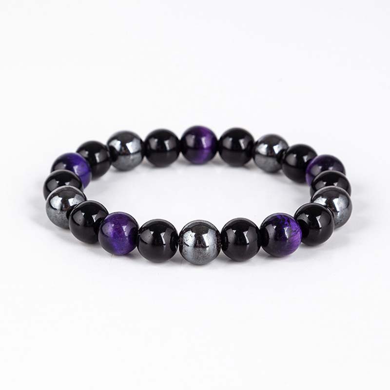 KarmaRipple's Tibetan Tiger's Eye Bracelet Pendant Set p17