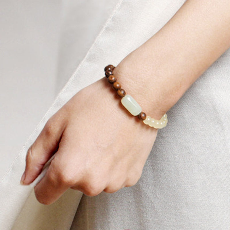 KarmaRipple's Jade Sandalwood Fortune Abundance Bracelet p3