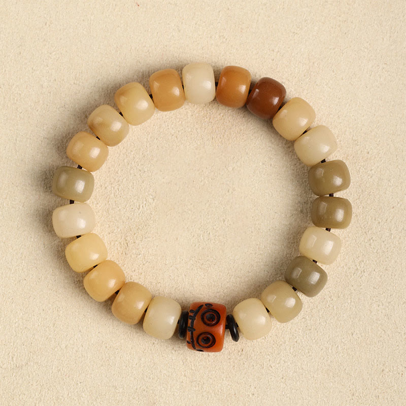 KarmaRipple's Authentic Bodhi Seed The Lord of the Corpse Forest Om Mani Padme Hum Wisdom Bracelet p30