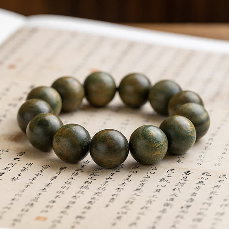 KarmaRipple's Tibetan Green Sandalwood Soothing Cure Bracelet p23