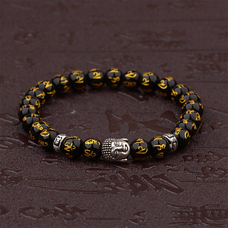 KarmaRipple's Tibetan Buddha Mantra Amulet Bracelet p6