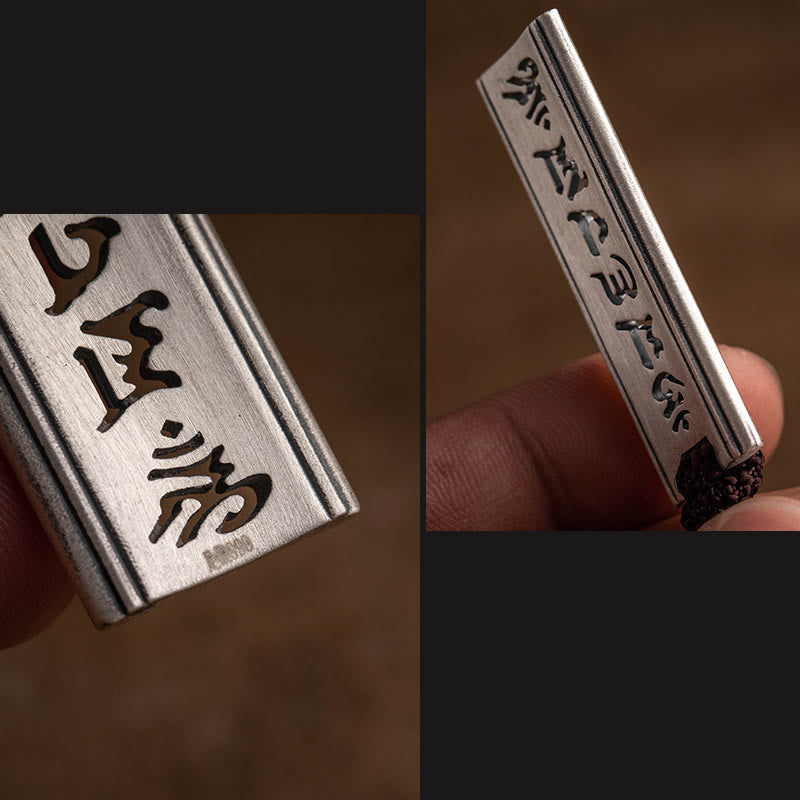 KarmaRipple's 999 Sterling Silver Om Mani Padme Hum Engraved Lotus Wisdom Pendant Necklace p6