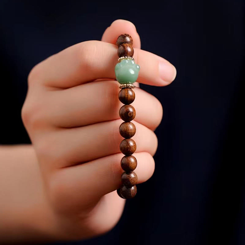 KarmaRipple's Sandalwood Lovely Cat Paw Protection Bracelet p4