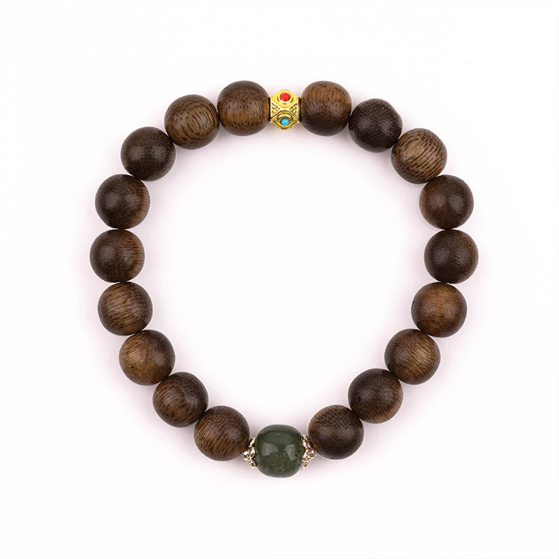 KarmaRipple's Agarwood Good Fortune Glazed Strength Bracelet p7