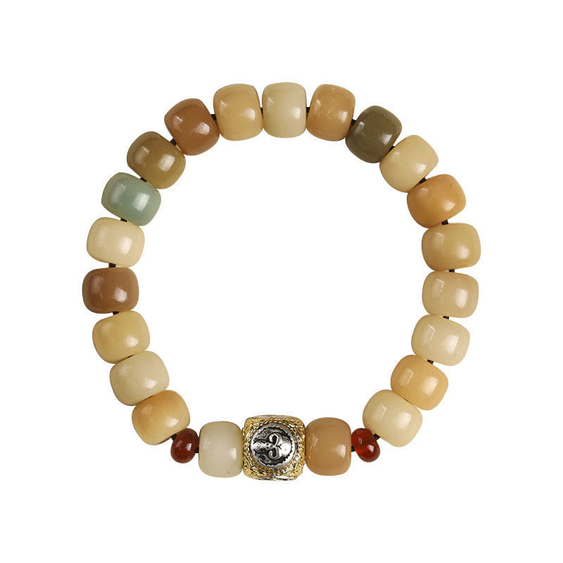 KarmaRipple's Authentic Bodhi Seed The Lord of the Corpse Forest Om Mani Padme Hum Wisdom Bracelet p11