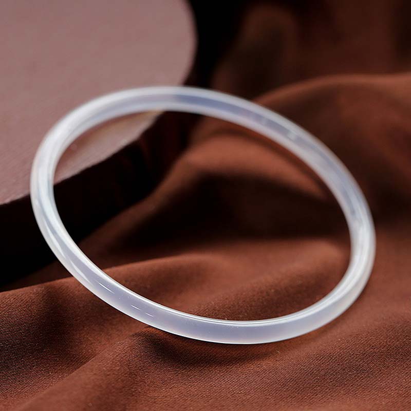 KarmaRipple's Authentic Cyan Ivory Jade Success Bracelet p7