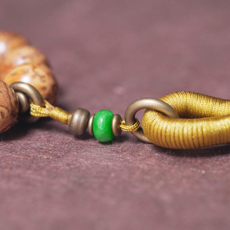 KarmaRipple's 108 Mala Beadwork Bodhi Seed Wisdom Peace Tassel Bracelet p10