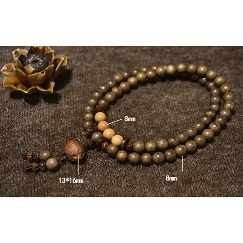 KarmaRipple's Tibetan Sandalwood Protection Talisman Mala Bracelet p14