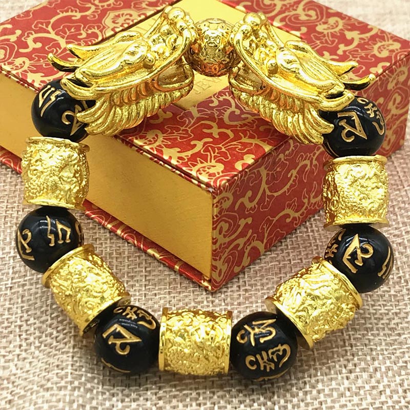 KarmaRipple's Double Dragon Wealth Protection Bracelet p13