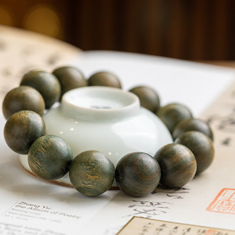 KarmaRipple's Tibetan Green Sandalwood Soothing Cure Bracelet p19