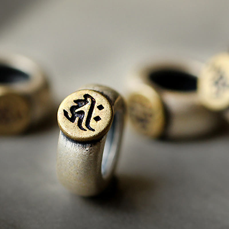 KarmaRipple's 925 Sterling Silver Chinese Zodiac Natal Buddha Ivory Gemstone Meditation Triple Wrap Bracelet p6