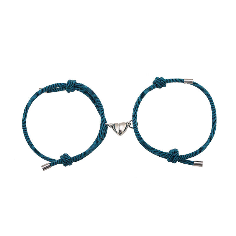 KarmaRipple's 2Pcs Love Magnetic Pair String Strength Bracelet p6
