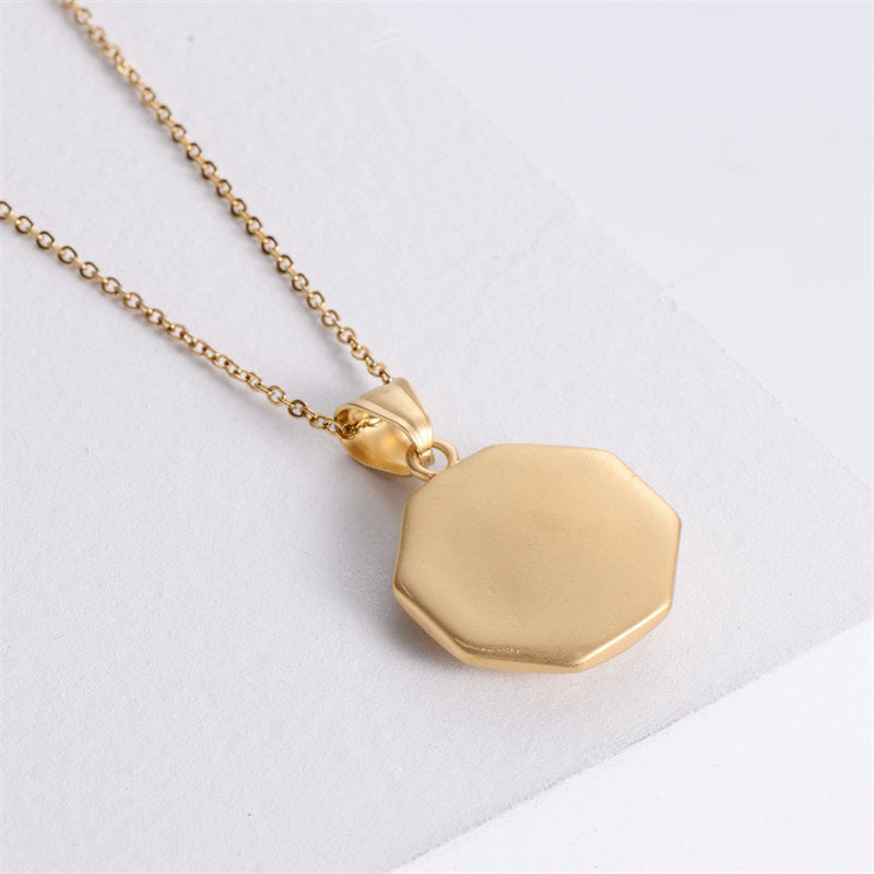 KarmaRipple's Bagua Yin Yang Titanium Steel Balance Pendant Chain Necklace p6