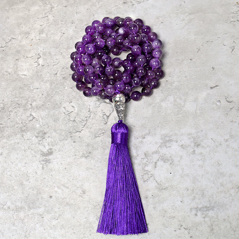 KarmaRipple's Tibetan 108 Mala Beadwork Pendant Yoga Meditation Prayer Beadwork Pendant p4