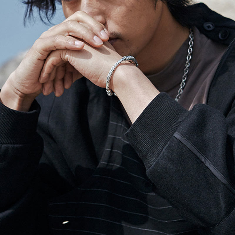 KarmaRipple's Tibet Om Mani Padme Hum Engraved Focus Cuff Bracelet Bangle p9