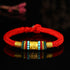 Turquoise Rope Buckle Red Rope / 18cm