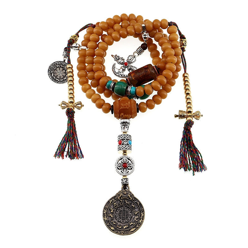 KarmaRipple's Tibet 108 Mala Beadwork Bodhi Seed Bagua Vajra Wealth Bracelet p2