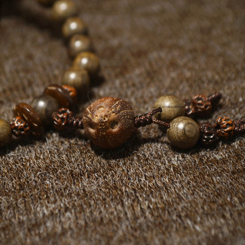 KarmaRipple's Tibetan Sandalwood Protection Talisman Mala Bracelet p10