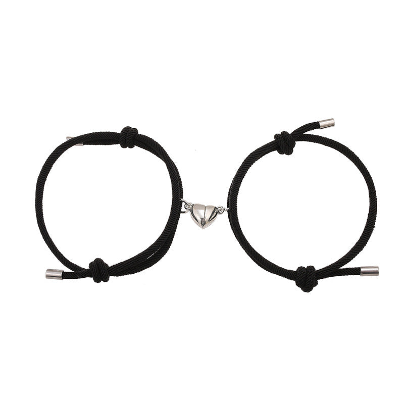 KarmaRipple's 2Pcs Love Magnetic Pair String Strength Bracelet p31
