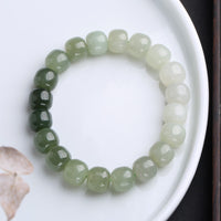 KarmaRipple's Gradient Jade Fortune Blessing Bracelet