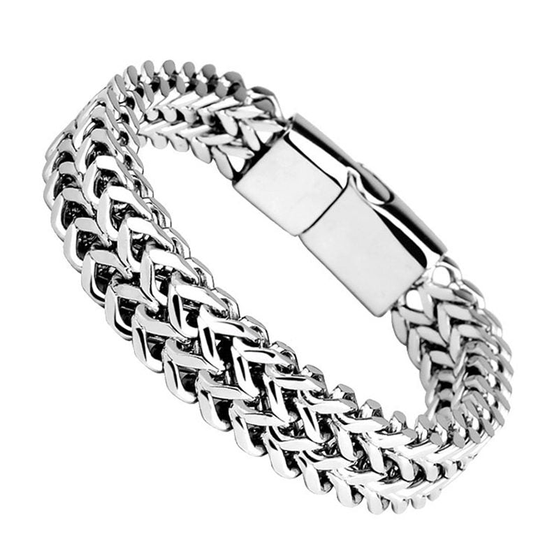 KarmaRipple's Fish Scale Magnetic Buckle Titanium Steel Balance Bracelet Bangle p13