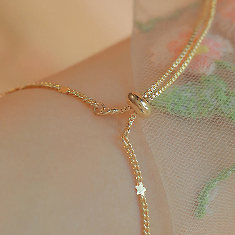 KarmaRipple's 14k Gold Plated Green Chalcedony Maple Leaf Courage Strength Bracelet p9