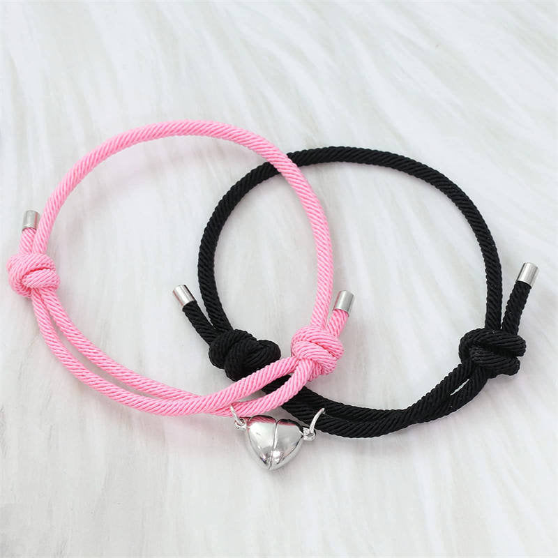 KarmaRipple's 2Pcs Love Magnetic Pair String Strength Bracelet p20