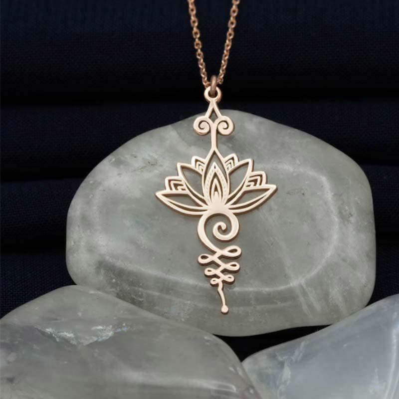 KarmaRipple's Lotus Fortune Wealth Pendant Necklace p3