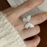 KarmaRipple's 925 Sterling Silver Butterfly Love Freedom Ring