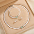 Pearl Set(Necklace Bracelet Earrings)