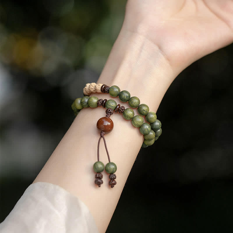 KarmaRipple's Green Sandalwood Positive Peace Bracelet p5