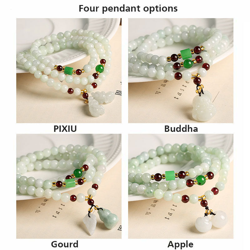 KarmaRipple's Authentic Jade Pixiu Buddha Abundance Bracelet p5
