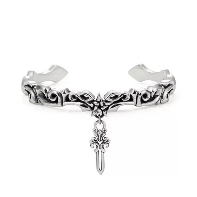 KarmaRipple's Viking Style Twisted Woven Pattern Bronze Balance Bracelet p8