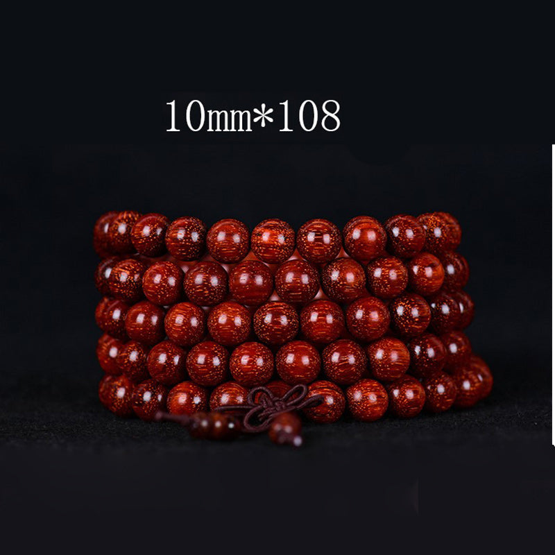KarmaRipple's Tibetan Small Leaf Red Sandalwood Balance Bracelet p22