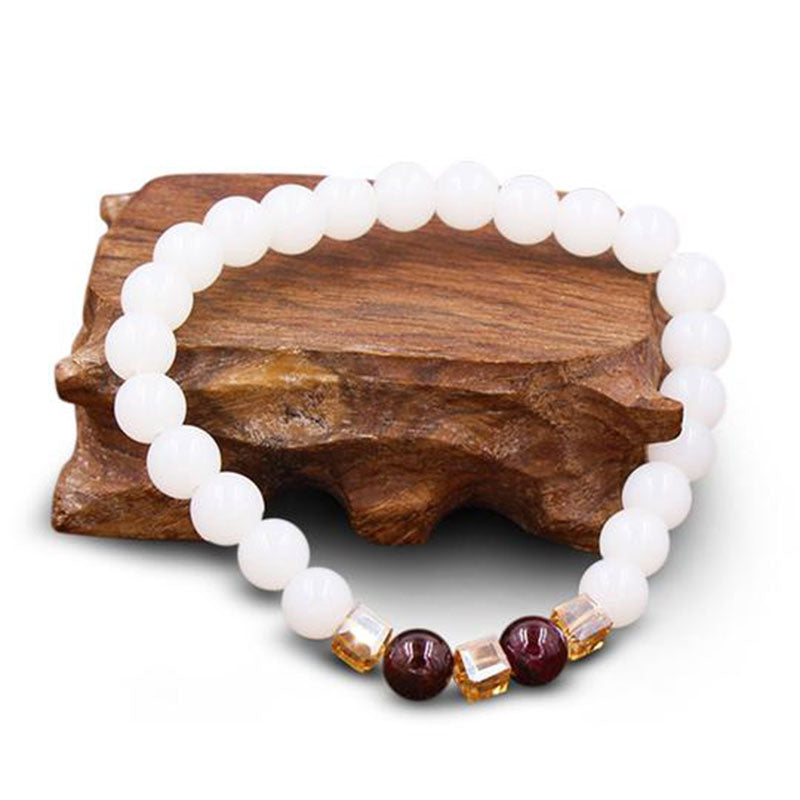KarmaRipple's Authentic Ivory Jade Protection Bracelet p3