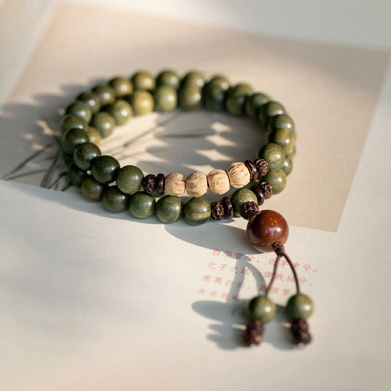 KarmaRipple's Green Sandalwood Positive Peace Bracelet p25