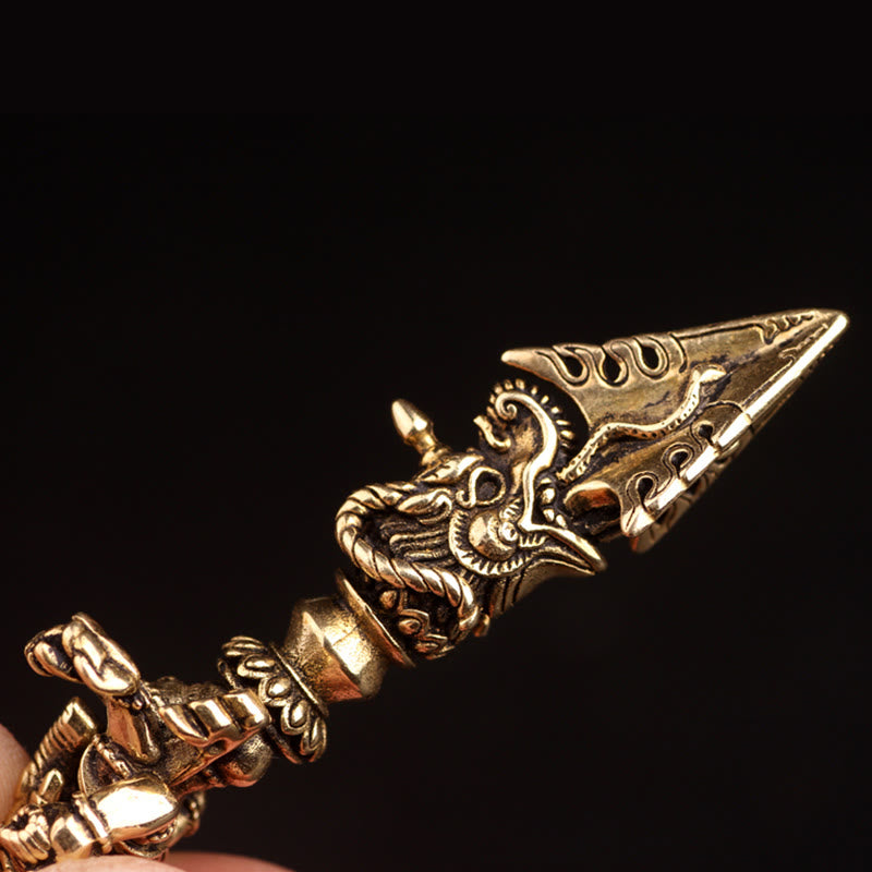 KarmaRipple's Tibetan Ganesh Ganpati Elephant God of Wealth Dorje Vajra Spiritual Power Pendant Necklace p7