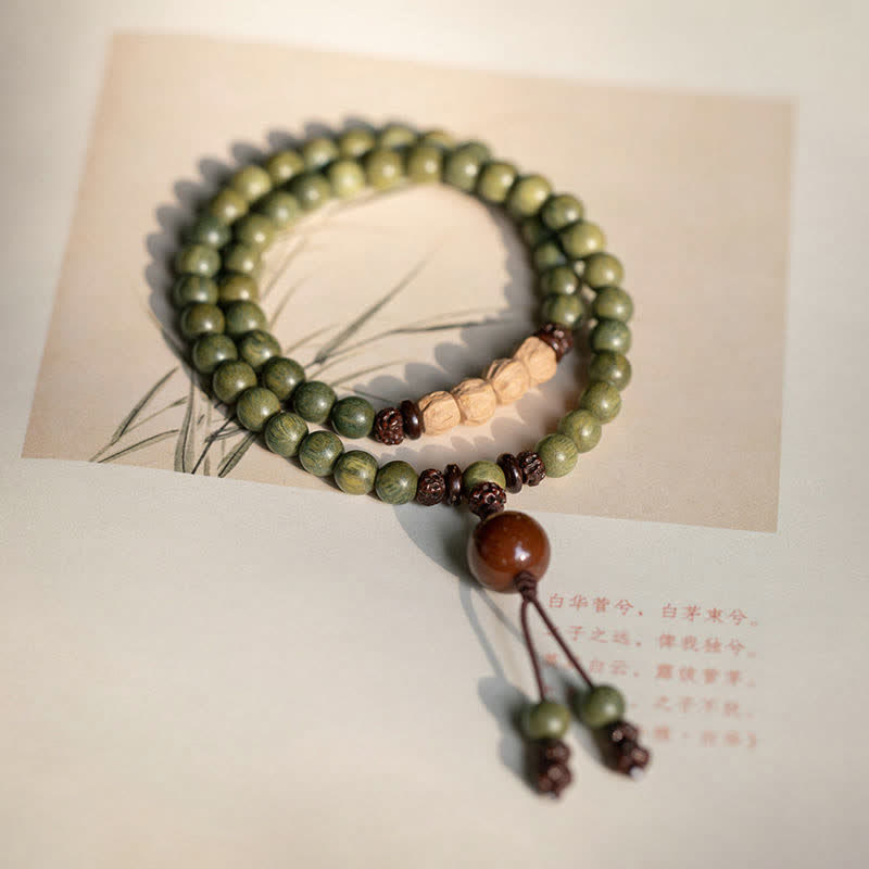 KarmaRipple's Green Sandalwood Positive Peace Bracelet p22