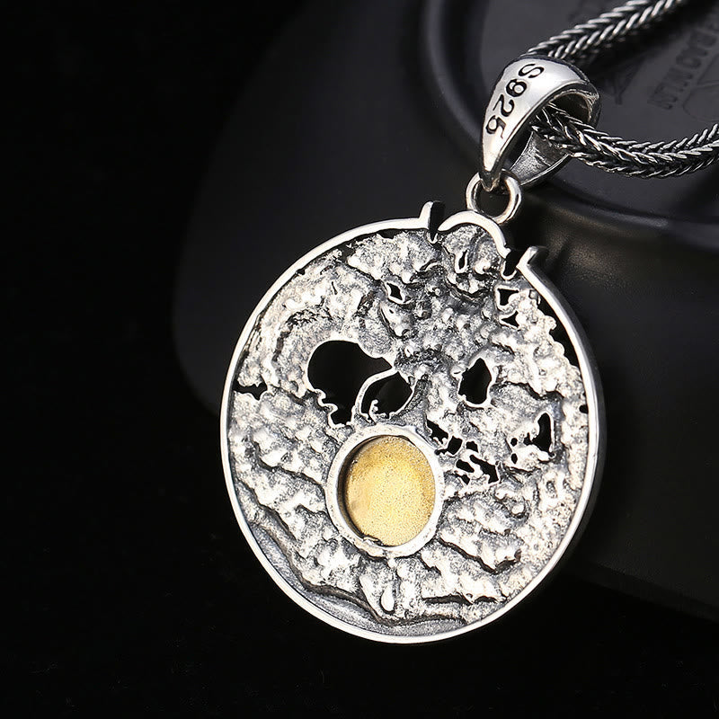 KarmaRipple's Dragon Waves Yin Yang Bagua Fortune Strength Pendant Necklace p4