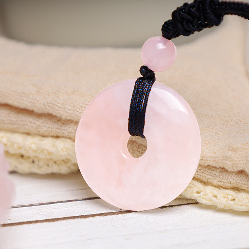 KarmaRipple's Fortunate Coin Necklace Balancing Gemstone Gemstone Pendant p17