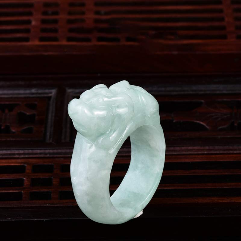 KarmaRipple's Fengshui Wealth Jade PiXiu Fortune Ring p10