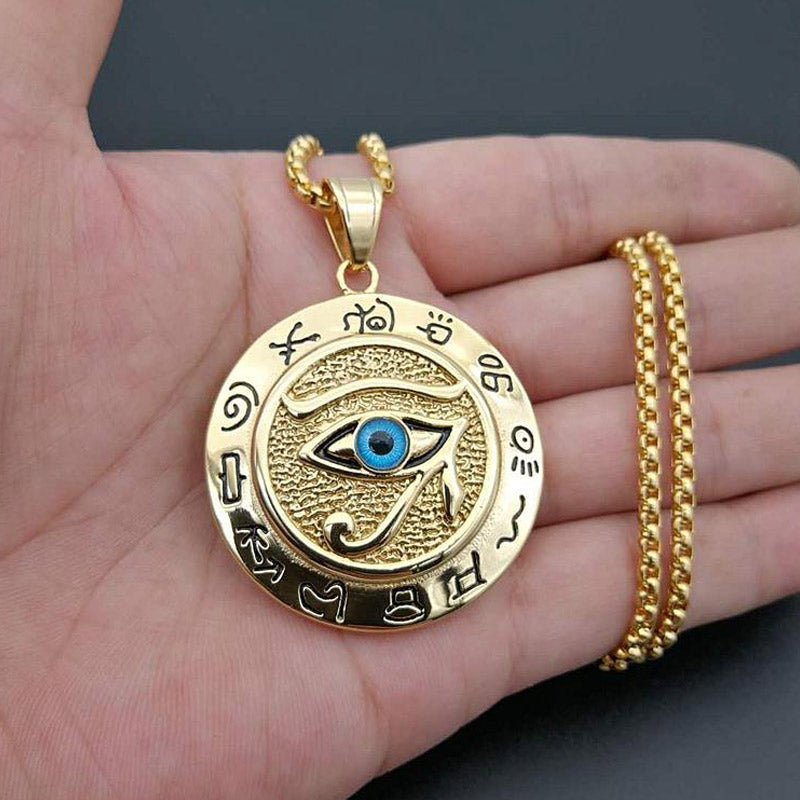 KarmaRipple's Eye of Horus Protection Pendant Necklace p6
